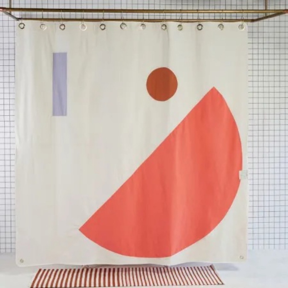 NEW Quiet Town Beacon Bubble Shower Curtain